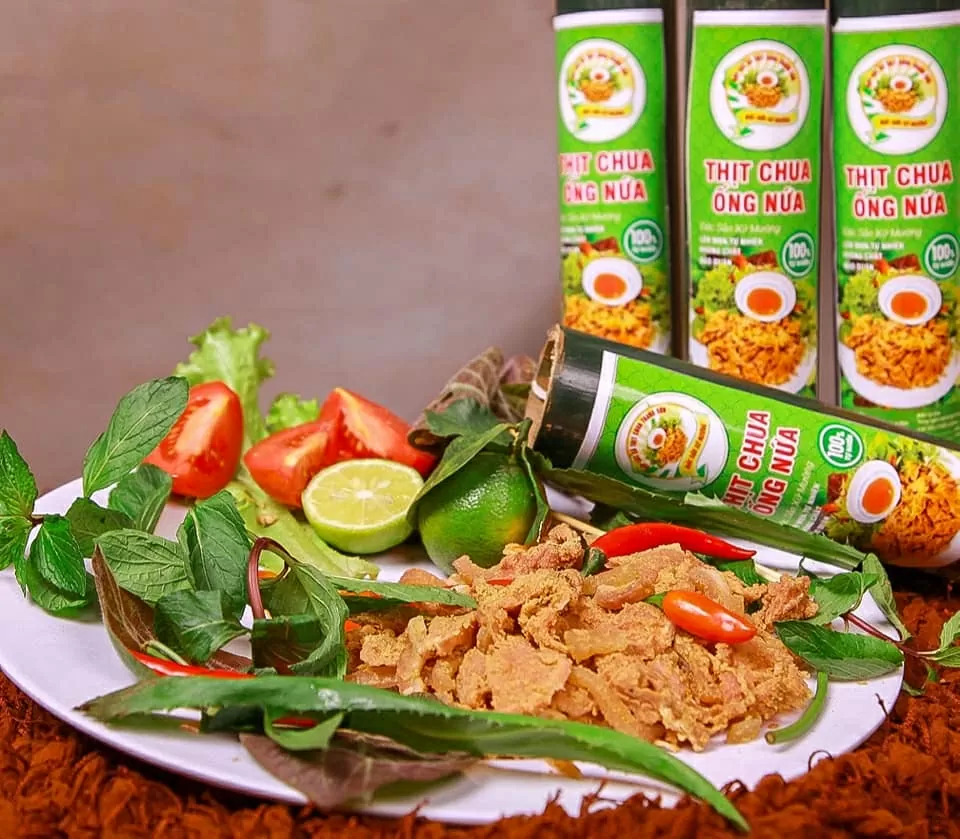 Về miền Đất Tổ nhớ thưởng thức món thịt chua Thanh Sơn