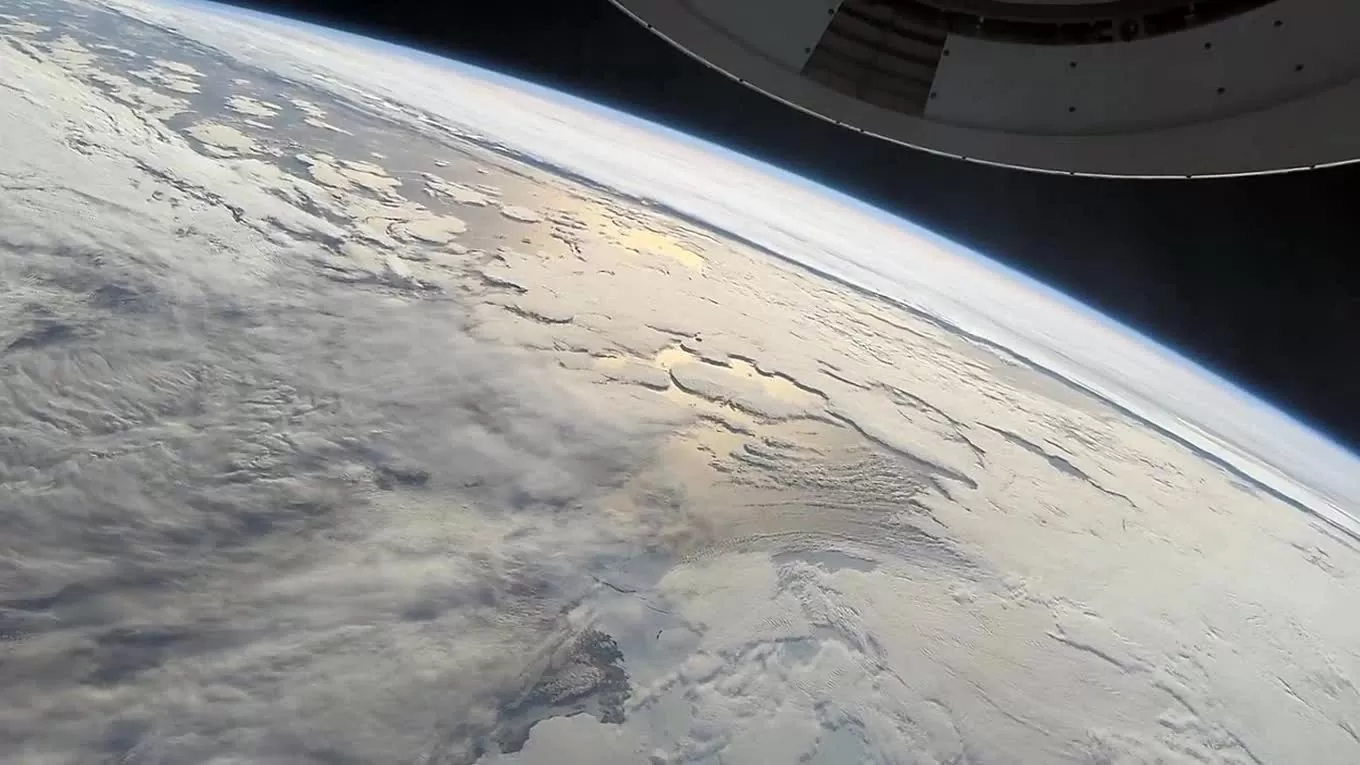 Toàn bộ Nam Cực được quan sát thấy từ tàu Dragon trong sứ mệnh Fram2 (Ảnh: SpaceX).