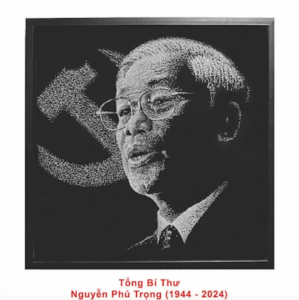 Hoạ sĩ dùng búa đập vỡ kính, sáng tạo thành các tác phẩm chân dung độc đáo