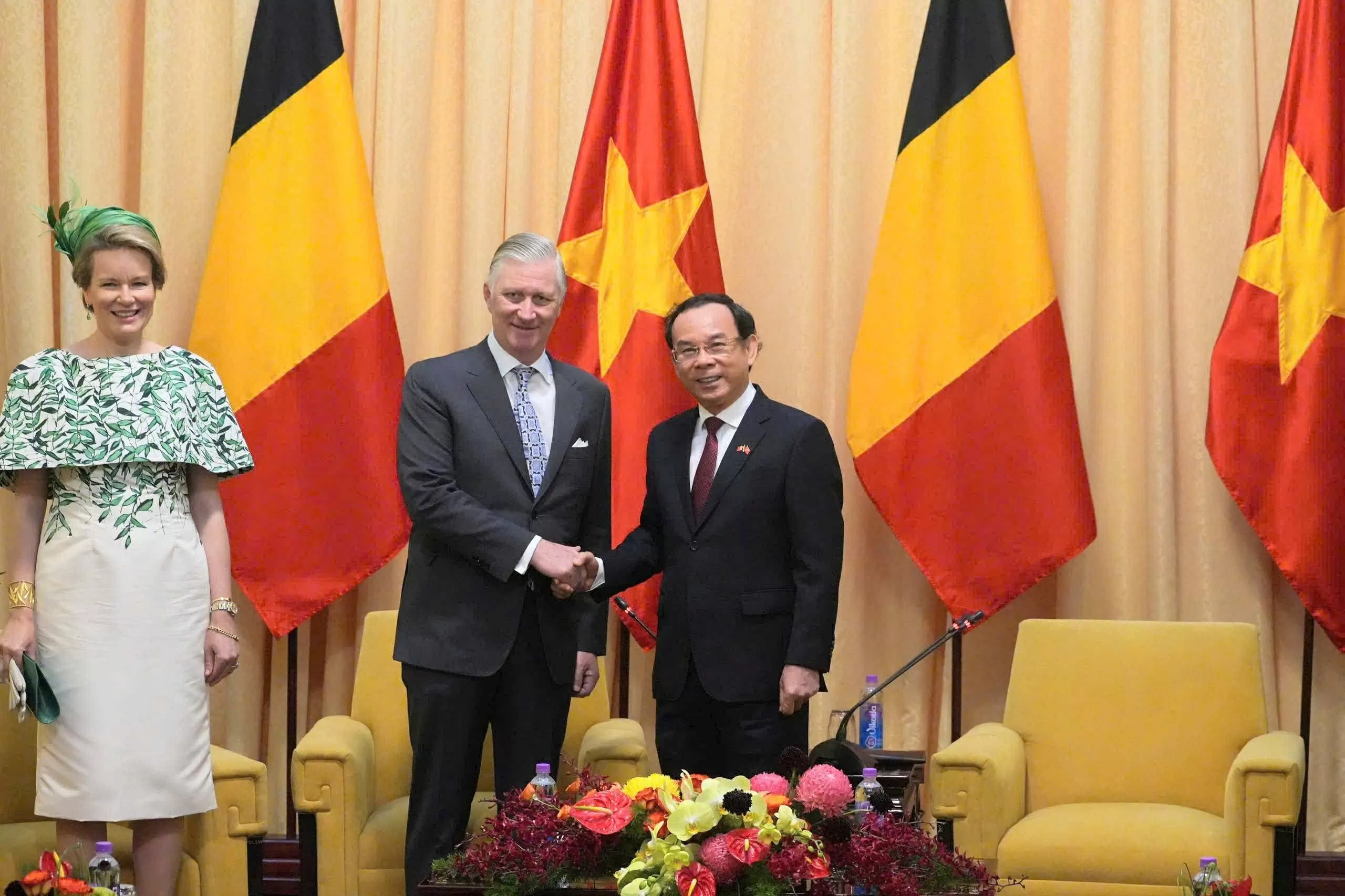 Nhà vua Bỉ và Bí thư Thành ủy TP HCM