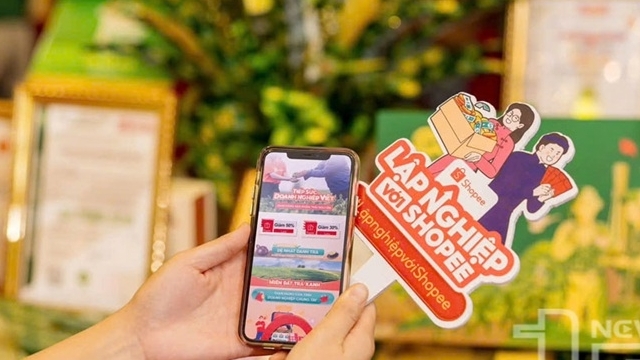 tinh thai nguyen co gian hang nong san chung tren san thuong mai dien tu shopee