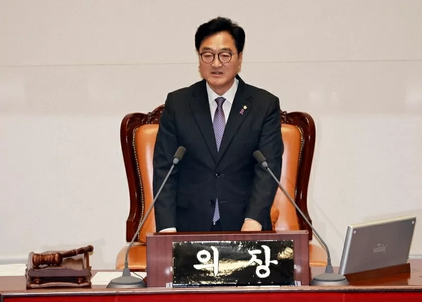 Chủ tịch Quốc hội Hàn Quốc Woo Won Shik 