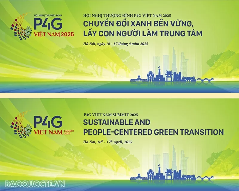 Bộ nhận diện Hội nghị thượng đỉnh P4G 2025: Lời hiệu triệu mạnh mẽ và điểm nhấn Việt Nam - ngôi sao tích cực Bộ nhận diện Hội nghị thượng đỉnh P4G 2025: Lời hiệu triệu mạnh mẽ và điểm nhấn Việt Nam - ngôi sao tích cực