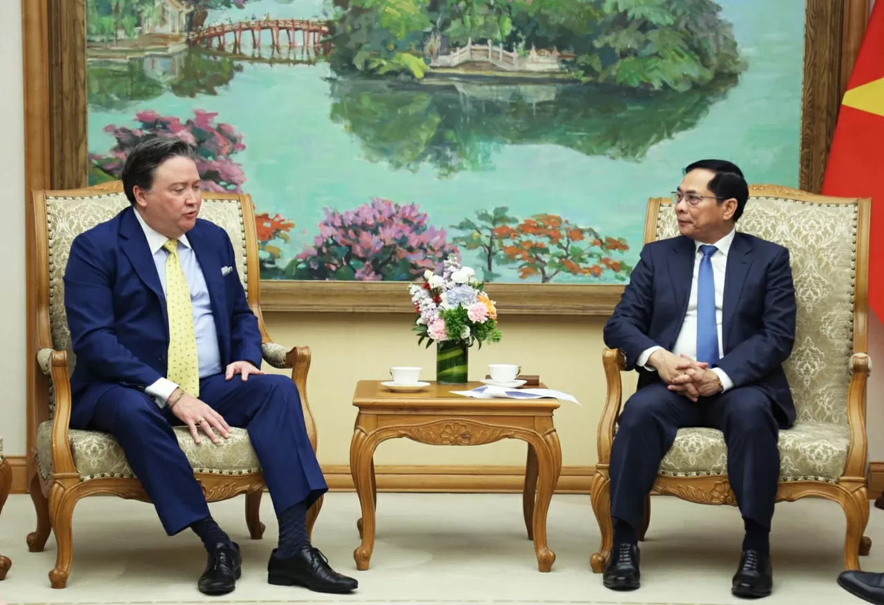 Đại sứ Knapper khẳng định Lãnh đạo Đảng, Chính phủ và bộ ngành Việt Nam đã có những hành động nhanh chóng, tích cực đối với những quan tâm của phía Hoa Kỳ. (Ảnh:Thành Long)