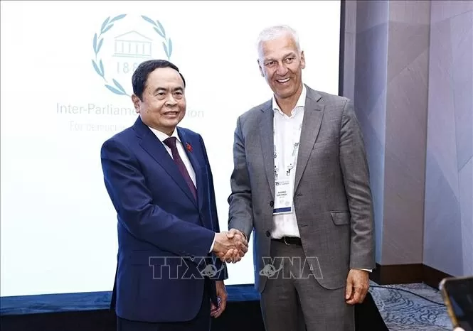 Chủ tịch Quốc hội gặp Chủ tịch Thượng viện, Hạ viện Bỉ