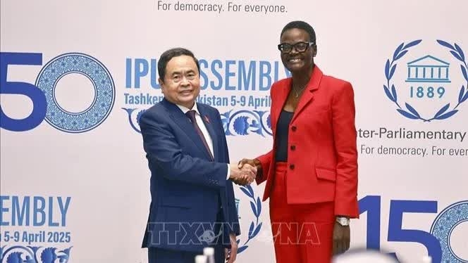Chủ tịch Quốc hội Trần Thanh Mẫn gặp Chủ tịch IPU Tulia Ackson