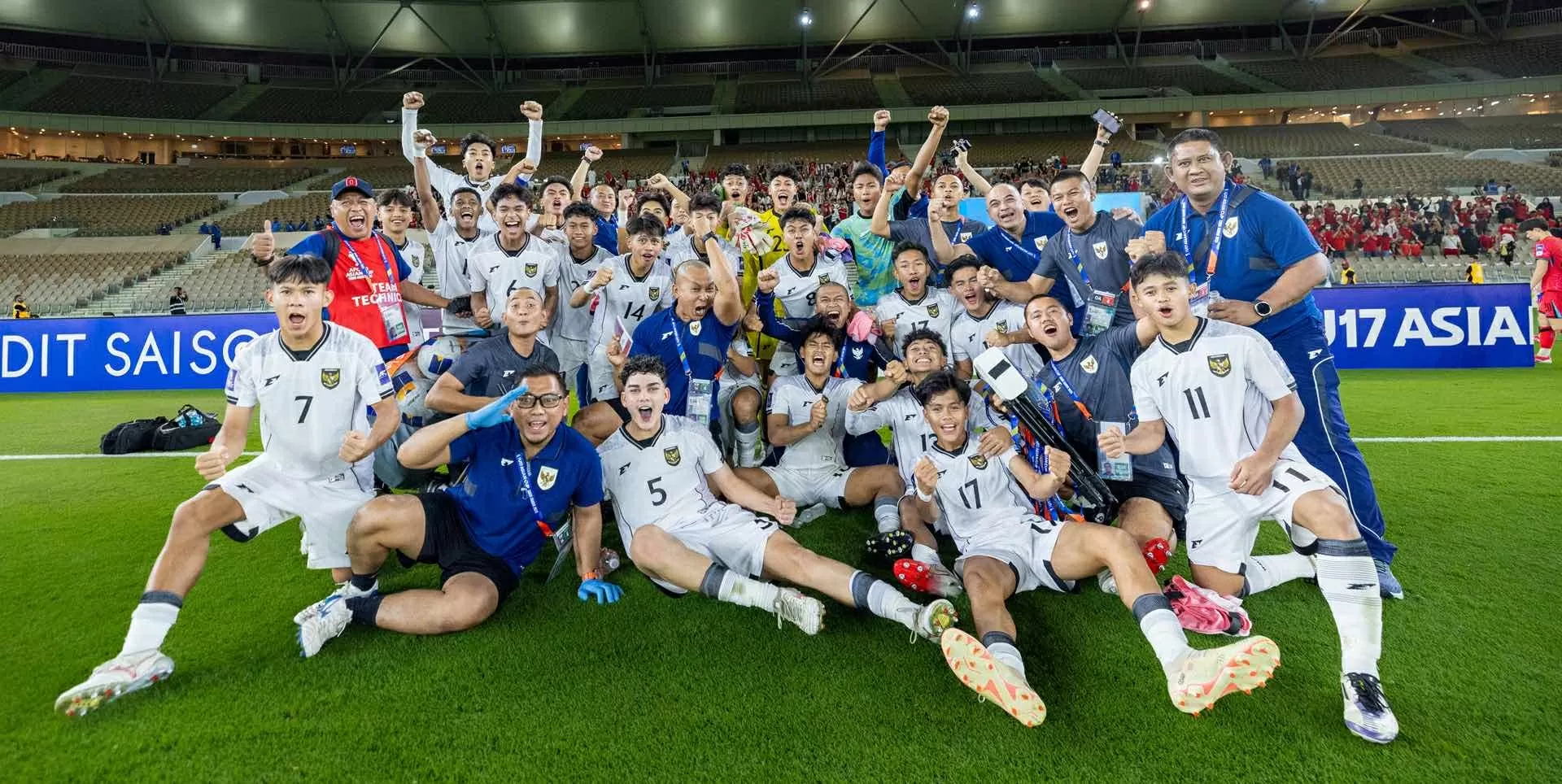 U17 Indonesia muốn giành vé World Cup sớm. Ảnh: AFC