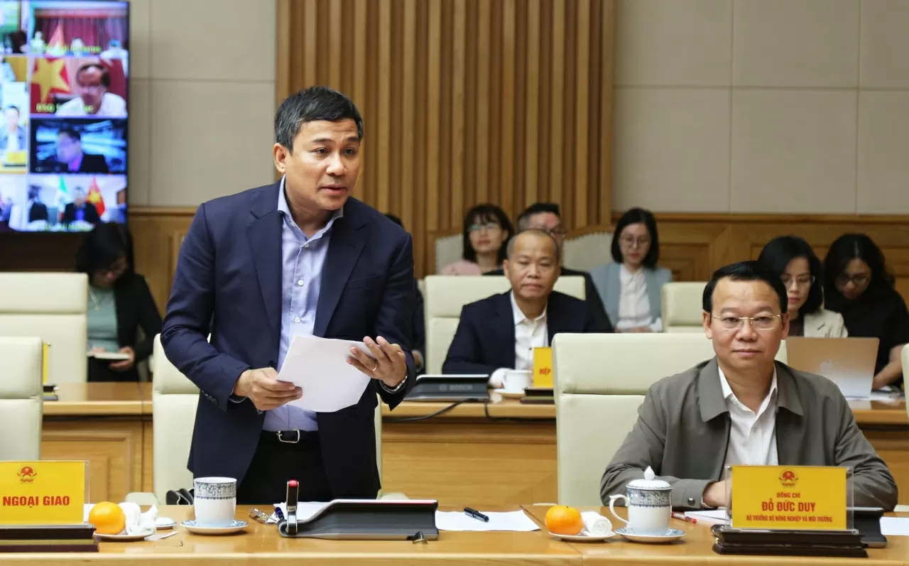 Thứ trưởng thường trực Nguyễn Minh Vũ phát biểu mở đầu hội nghị. (Ảnh: Thành Long) Thứ trưởng thường trực Nguyễn Minh Vũ phát biểu mở đầu hội nghị. (Ảnh: Thành Long)