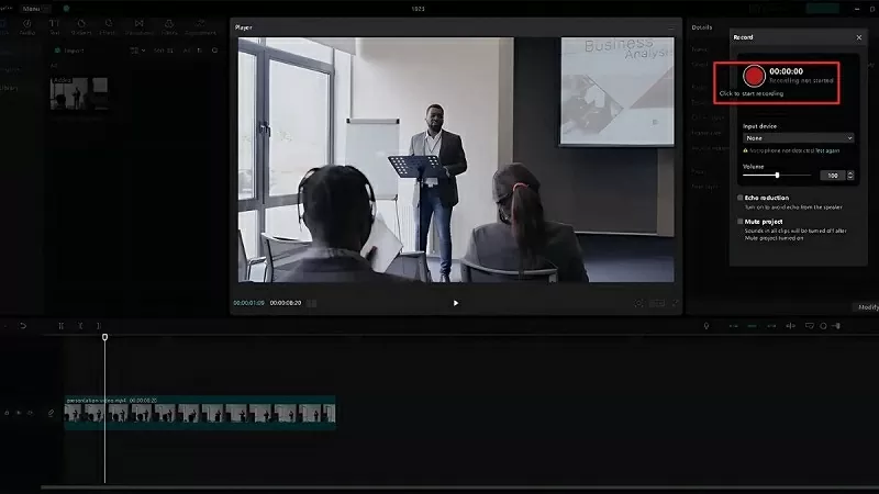 Bắt đầu và kết thúc ghi âm