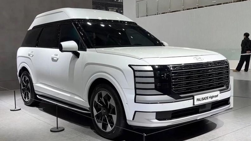 Cận cảnh Hyundai Palisade Highroof 2025 vừa trình làng tại Hàn Quốc