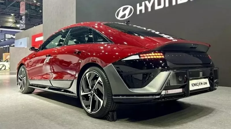 Hyundai Ioniq 6 2025 bản N Line có thiết kế thể thao, thừa hưởng DNA từ mẫu xe ý tưởng RN22e