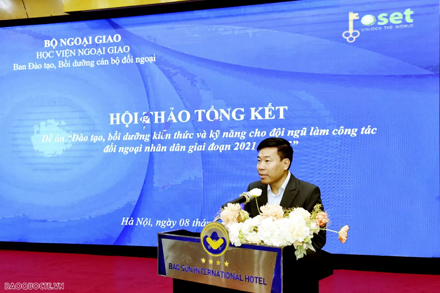 Hội thảo tổng kết Đề án “Đào tạo, bồi dưỡng kiến thức và kỹ năng cho đội ngũ làm công tác đối ngoại nhân dân giai đoạn 2021 – 2025”.
