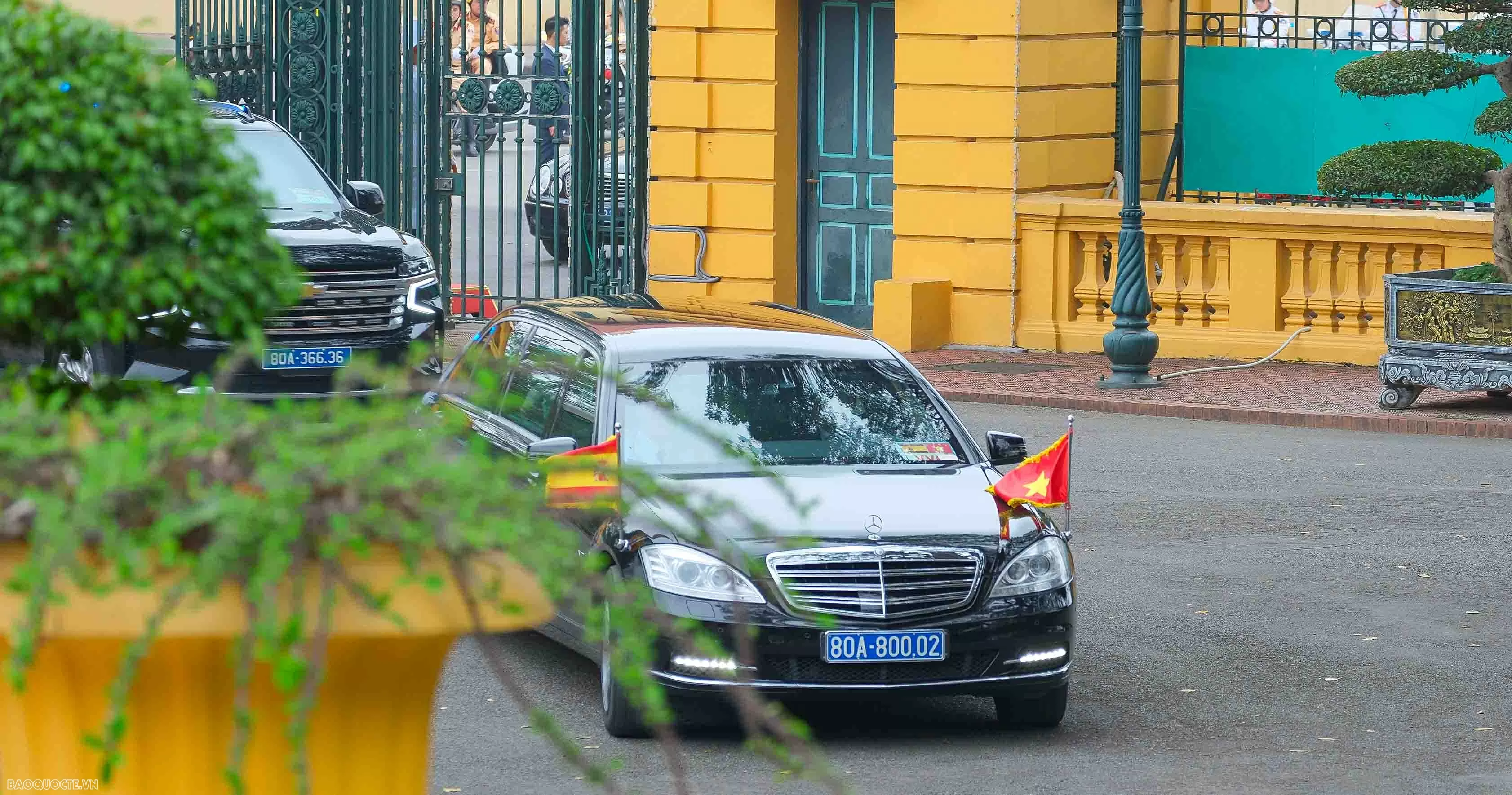 Lễ đón chính thức Thủ tướng Tây Ban Nha Pedro Sánchez