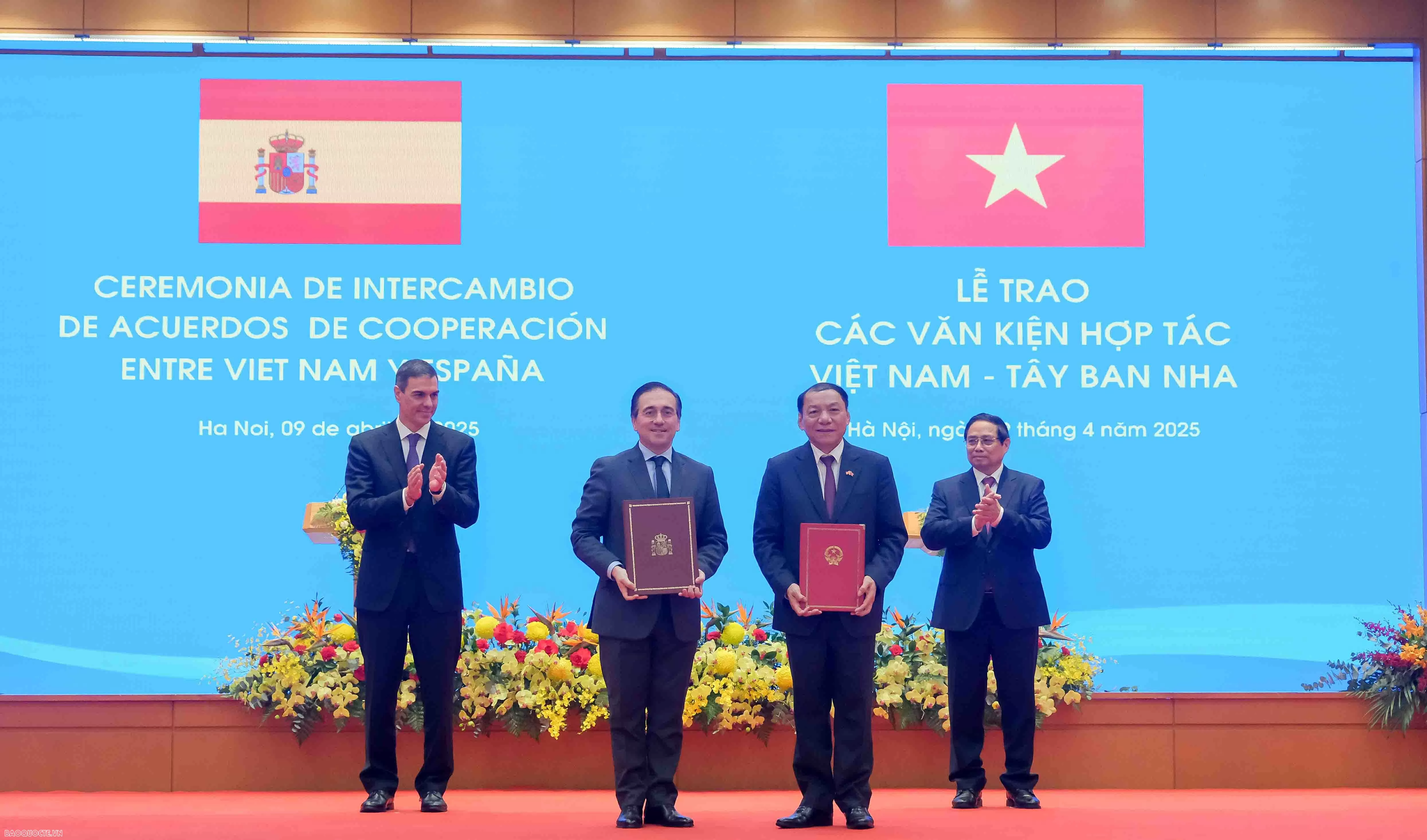 Tây Ban Nha hỗ trợ khoảng 300 triệu Euro cho doanh nghiệp đầu tư tại Việt Nam Tây Ban Nha hỗ trợ khoảng 300 triệu Euro cho doanh nghiệp đầu tư tại Việt Nam