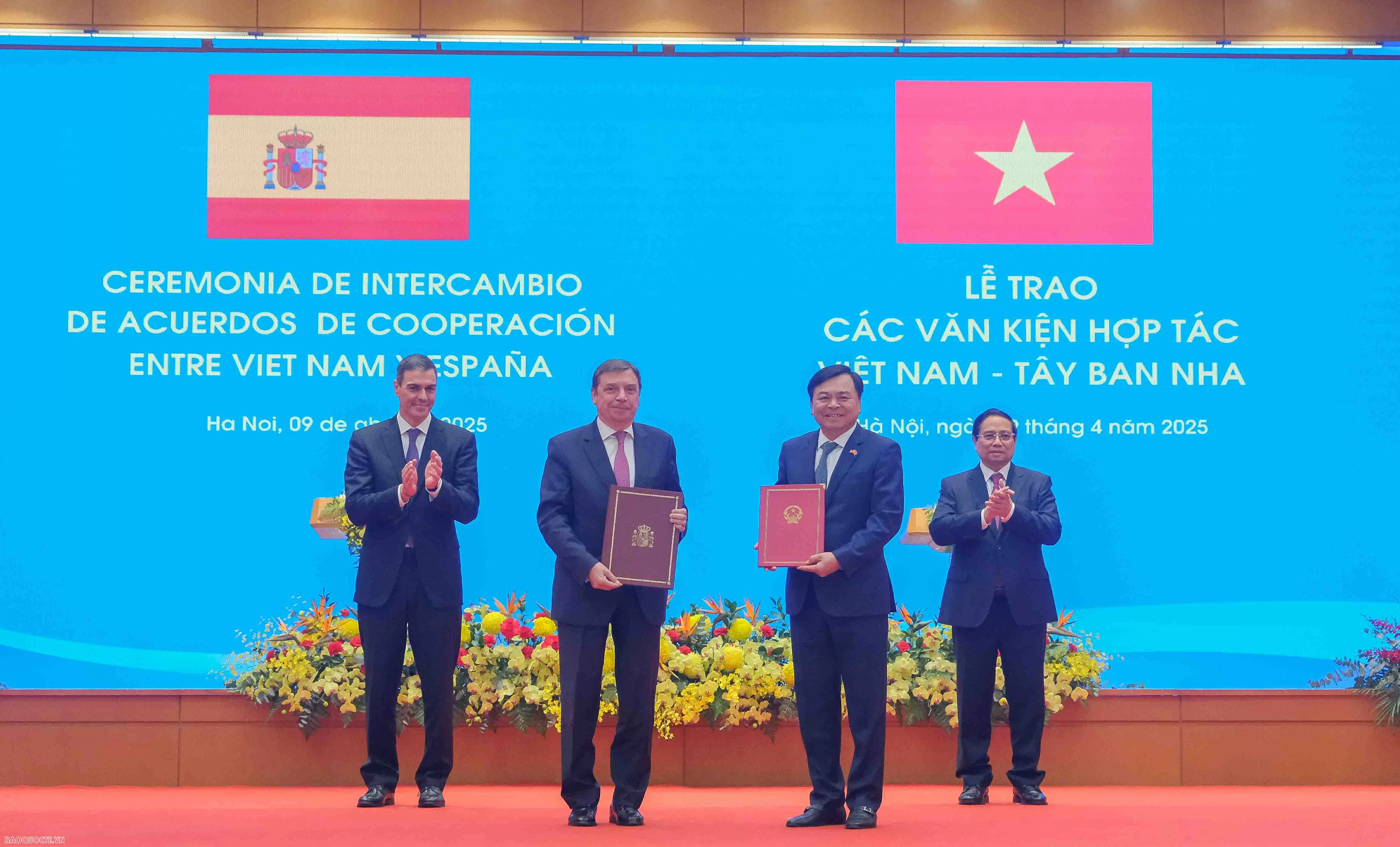 Tây Ban Nha hỗ trợ khoảng 300 triệu Euro cho doanh nghiệp đầu tư tại Việt Nam Tây Ban Nha hỗ trợ khoảng 300 triệu Euro cho doanh nghiệp đầu tư tại Việt Nam