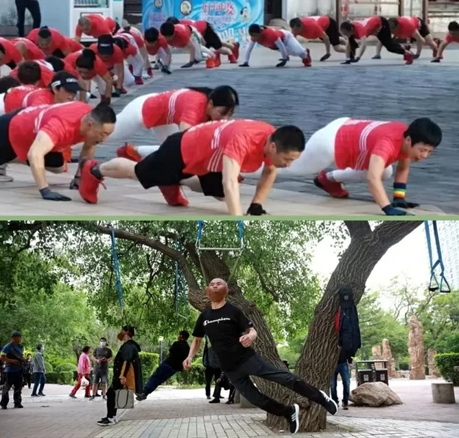 Người Trung Quốc ưa thích các bài tập thể dục kỳ lạ kéo dài tuổi thọ Người Trung Quốc ưa thích các bài tập thể dục kỳ lạ kéo dài tuổi thọ