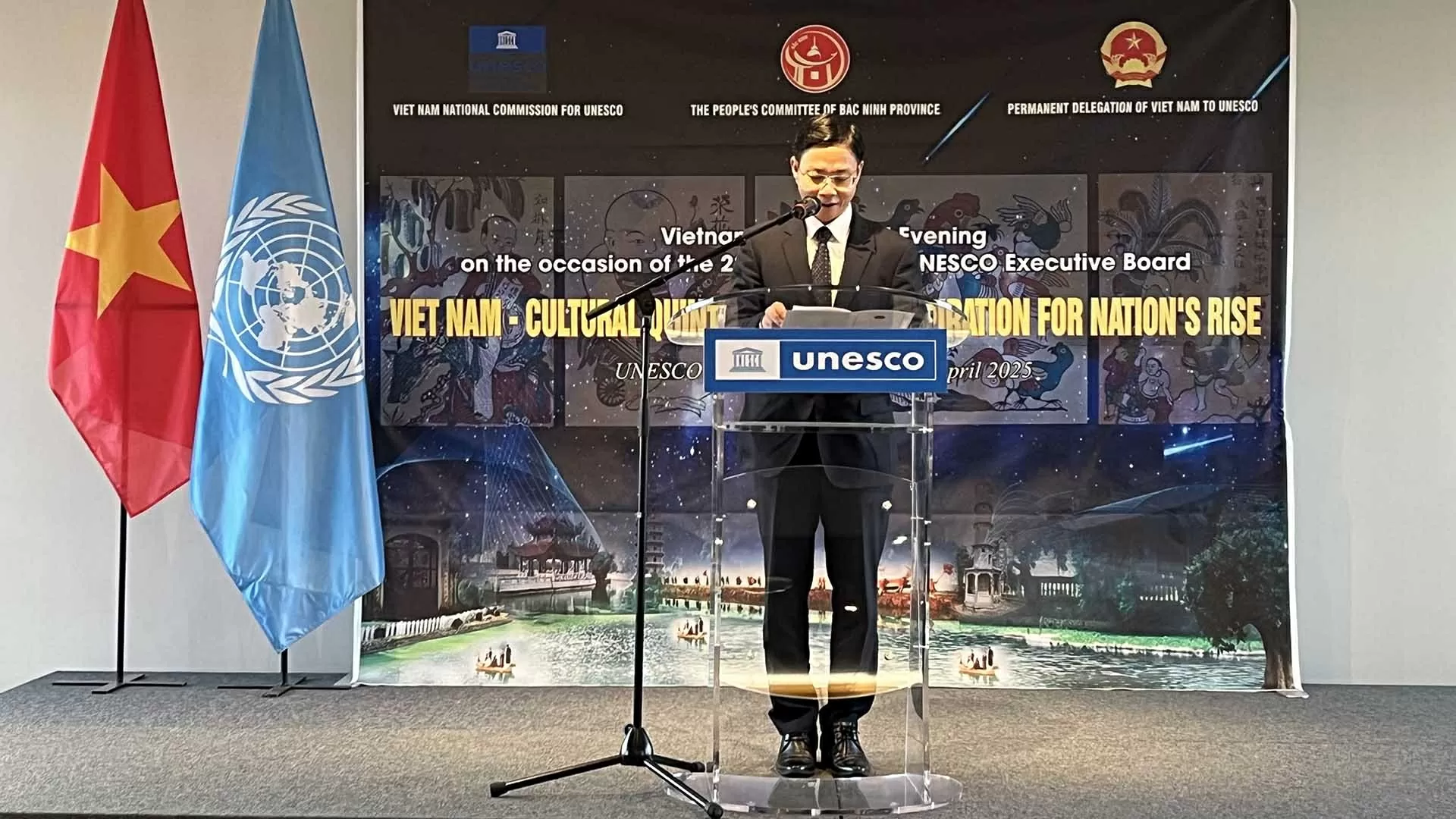 Tinh hoa văn hóa Việt Nam tỏa sáng tại trụ sở UNESCO ở Paris