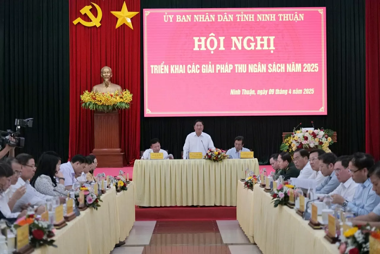 Hội nghị triển khai các giải pháp thu ngân sách của tỉnh Ninh Thuận năm 2025
