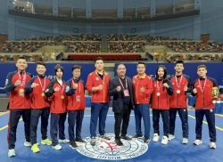 Đội tuyển wushu Việt Nam xếp thứ Nhì toàn đoàn Cup tán thủ thế giới 2025
