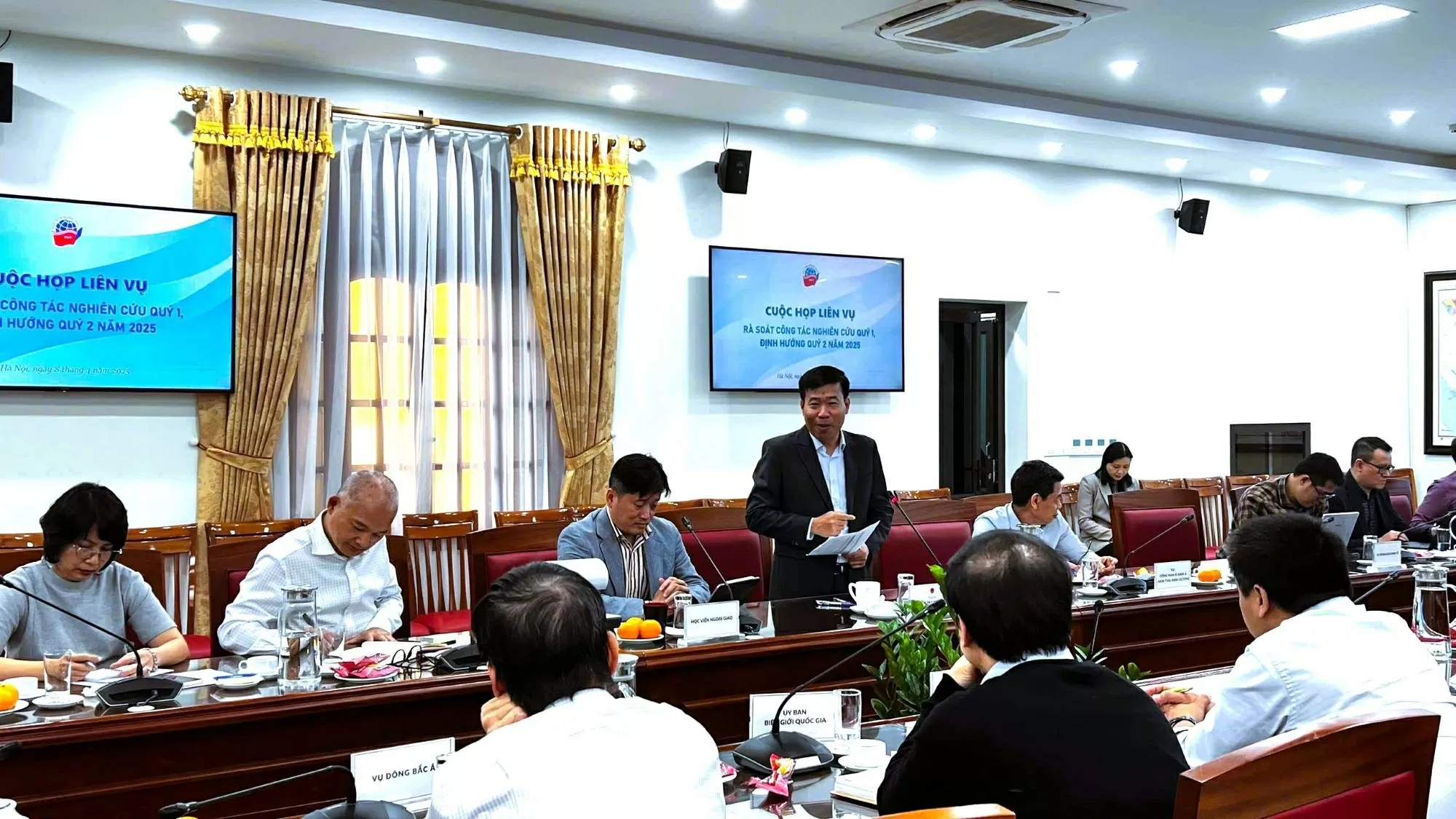 Thứ trưởng Nguyễn Mạnh Cường phát biểu Thứ trưởng Nguyễn Mạnh Cường phát biểu