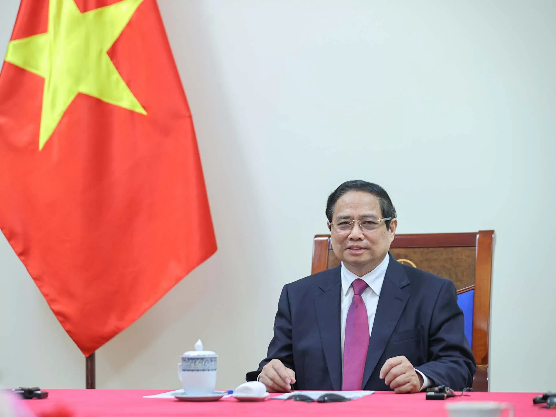 Thủ tướng Phạm Minh Chính điện đàm với Thủ tướng New Zealand Christopher Luxon