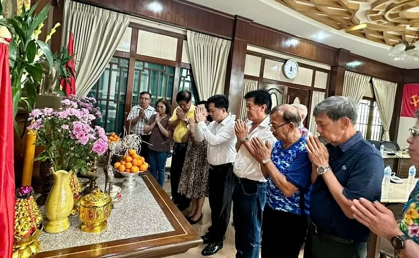 Ấm tình kiều bào tại lễ Giỗ Tổ Hùng Vương vùng Đông Bắc Thái Lan