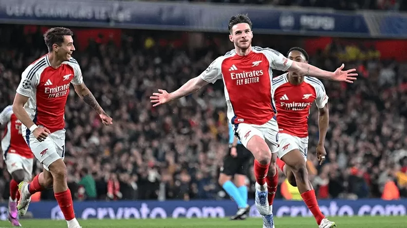 Opta: Arsenal vượt Barcelona về cơ hội vô địch Champion League 2024/25 Opta: Arsenal vượt Barcelona về cơ hội vô địch Champion League 2024/25