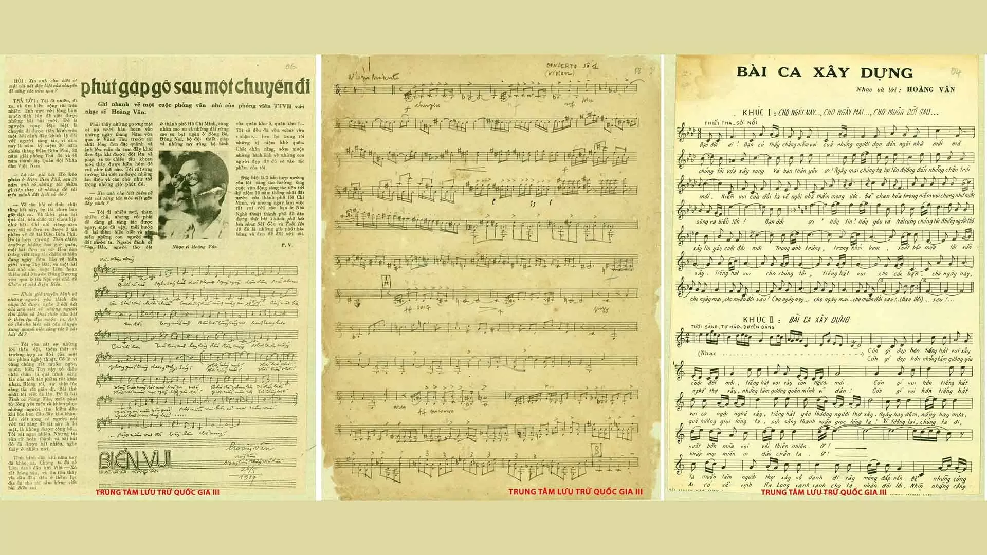 Bộ sưu tập của Nhạc sĩ Hoàng Vân chính thức được UNESCO ghi danh Di sản tư liệu thế giới Bộ sưu tập của Nhạc sĩ Hoàng Vân chính thức được UNESCO ghi danh Di sản tư liệu thế giới