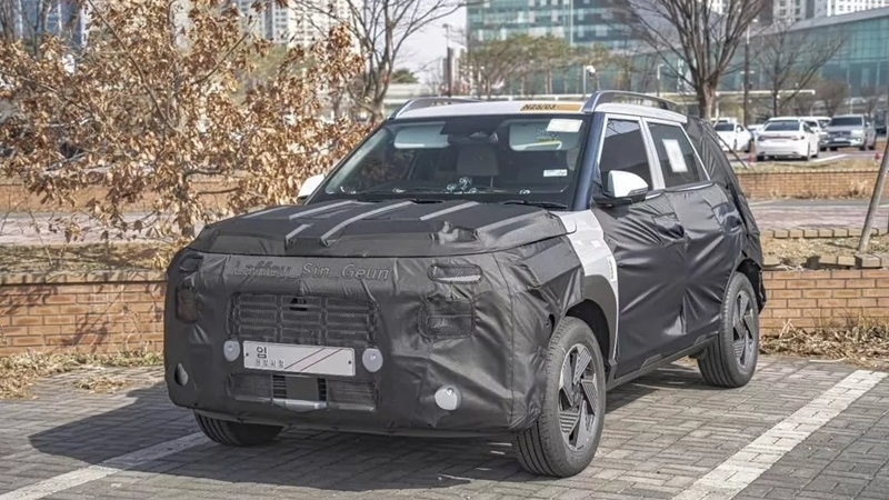 Hyundai Venue thế hệ mới lộ diện tại Hàn Quốc