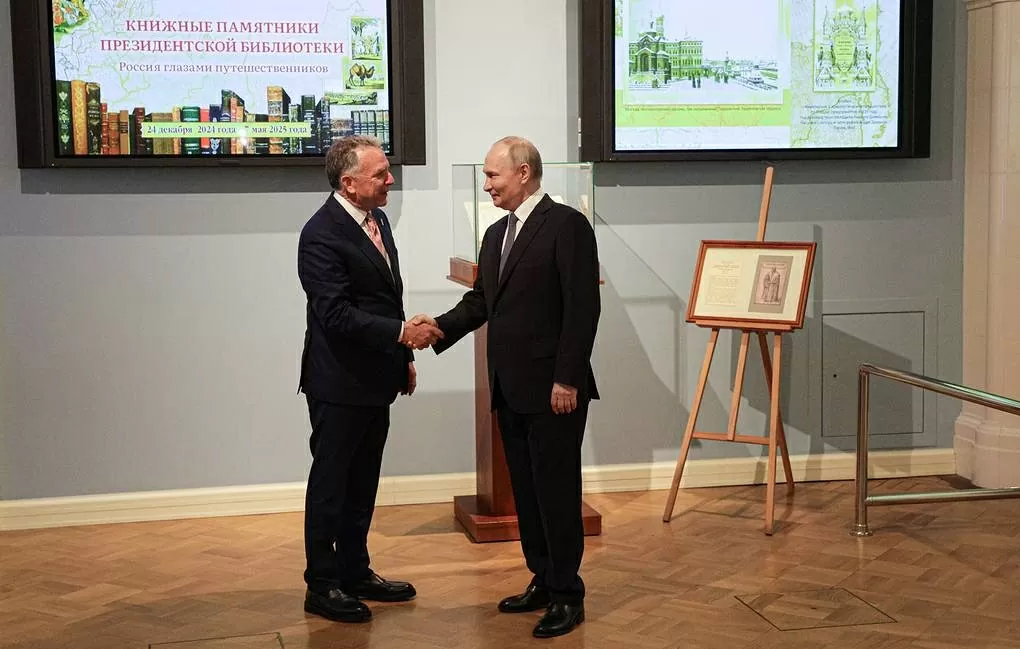 Tổng thống Putin gặp đặc phải viên của ông Trump, có khả năng diễn ra điện đàm giữa hai lãnh đạo Nga-Mỹ Tổng thống Putin gặp đặc phải viên của ông Trump, có khả năng diễn ra điện đàm giữa hai lãnh đạo Nga-Mỹ