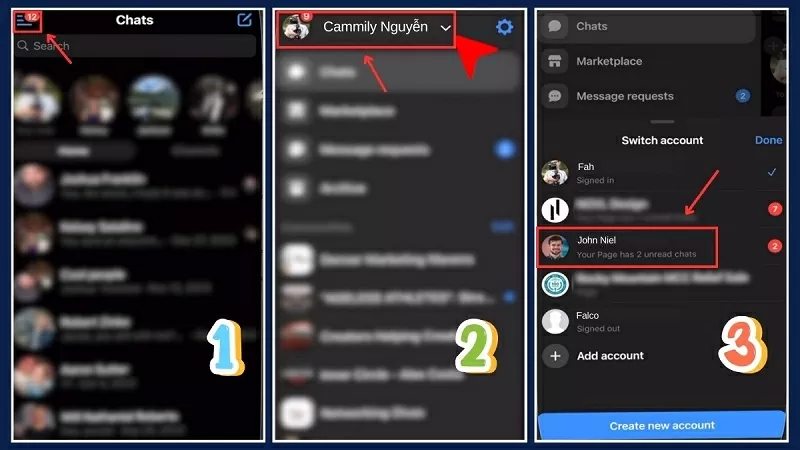 Cách chuyển Messenger sang tài khoản khác trên iPhone Cách chuyển Messenger sang tài khoản khác trên iPhone