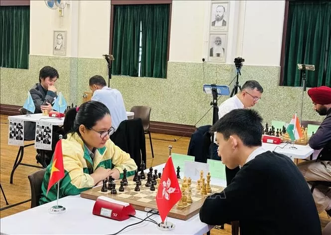 Đại kiện tướng Hoàng Thị Bảo Trâm tranh tài với tám kỳ thủ cờ vua đẳng cấp thế giới