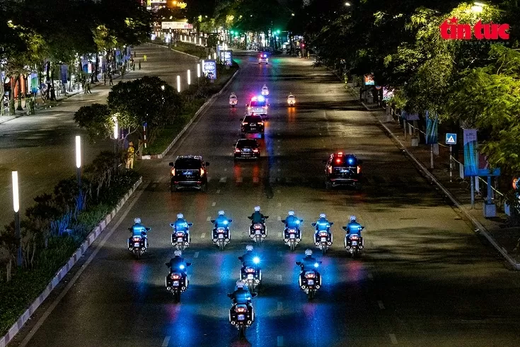 Công an TP Hà Nội luyện tập xuyên đêm, sẵn sàng phục vụ các đoàn khách quốc tế Công an TP. Hà Nội luyện tập xuyên đêm, sẵn sàng phục vụ các đoàn khách quốc tế