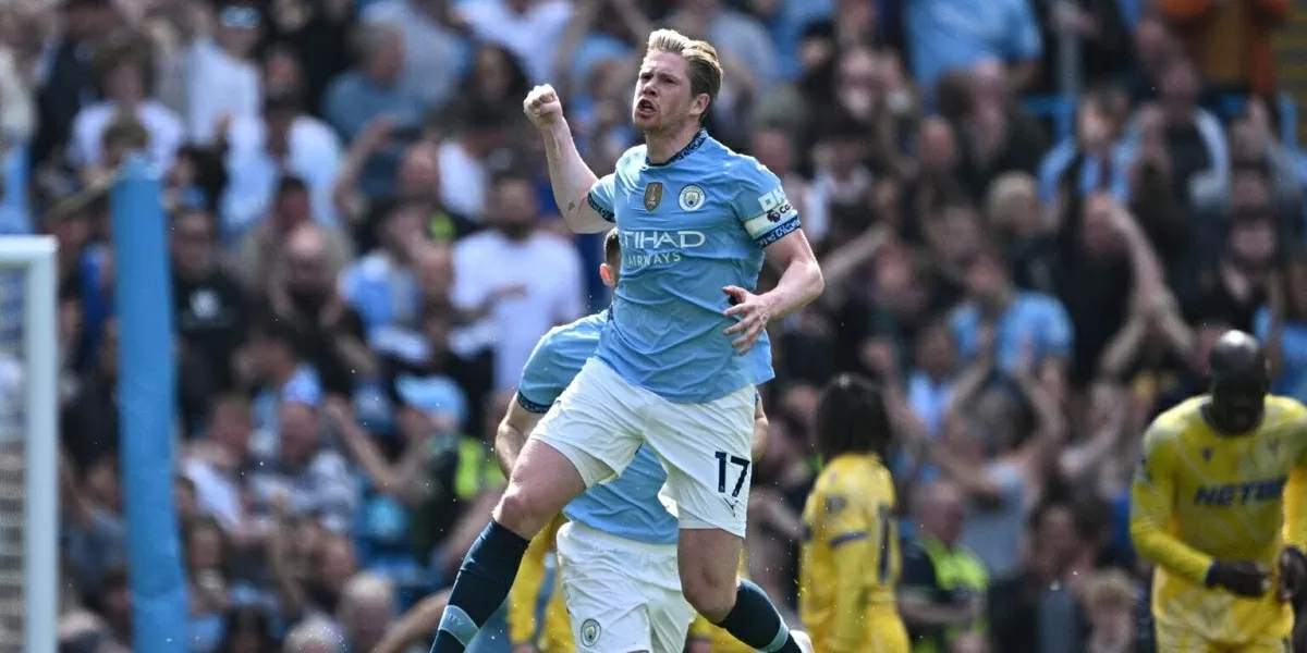 De Bruyne hé lộ bến đỗ mới sau trận thắng ngược của Man City