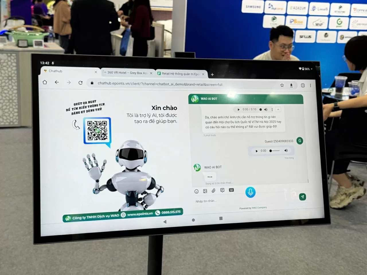 Ứng dụng công nghệ số: Điểm sáng tại Hội chợ Du lịch quốc tế VITM - Hà Nội 2025