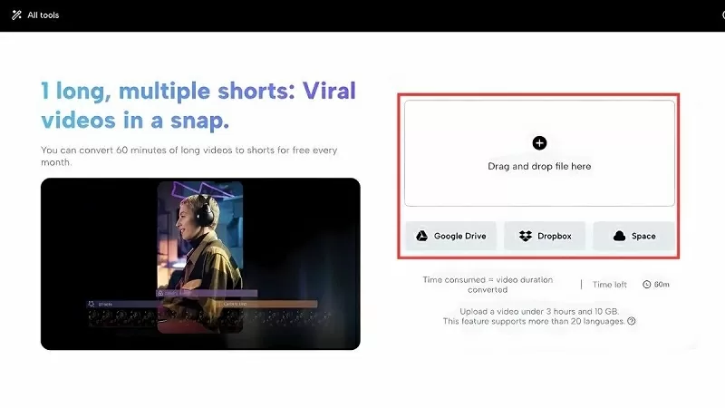 Chọn video hoặc hình ảnh để tải lên
