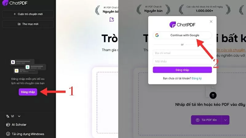Tạo tài khoản ChatPDF Tạo tài khoản ChatPDF
