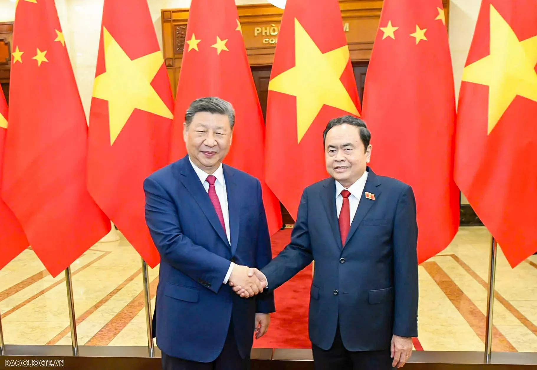 Chủ tịch Quốc hội Trần Thanh Mẫn hội kiến Tổng Bí thư, Chủ tịch nước Trung Quốc Tập Cận Bình