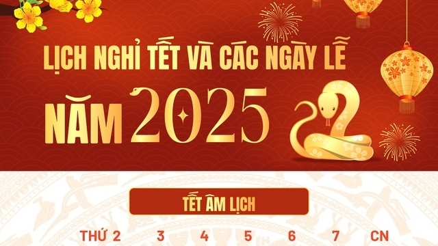 Lịch nghỉ lễ 30/4 - 1/5 của công chức, viên chức và người lao động