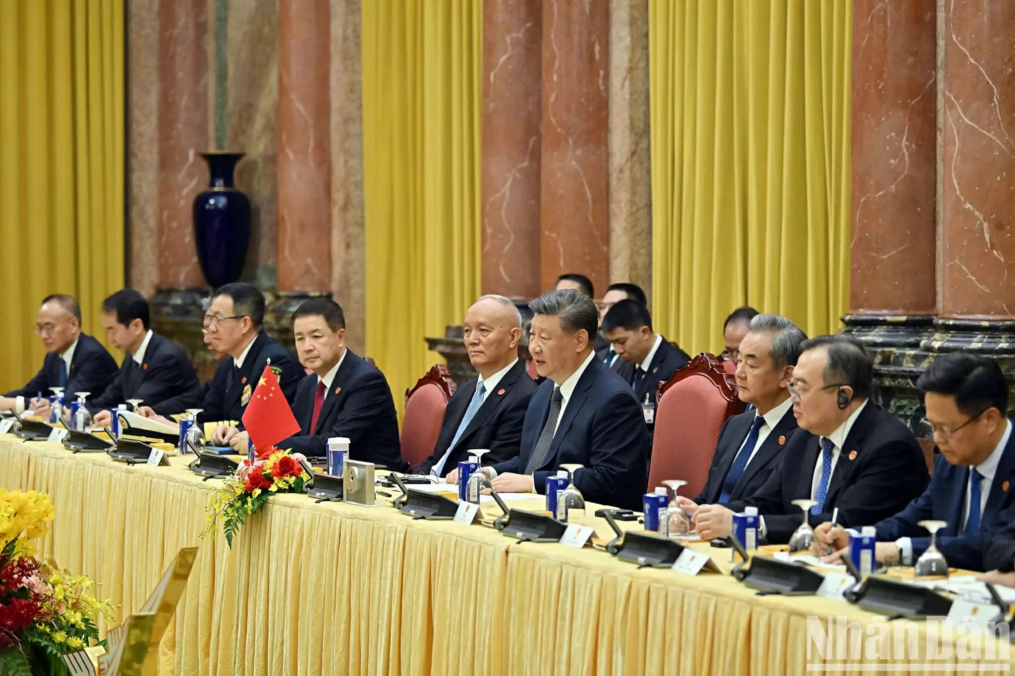 Chủ tịch nước Lương Cường hội đàm với Tổng Bí thư, Chủ tịch Trung Quốc Tập Cận Bình