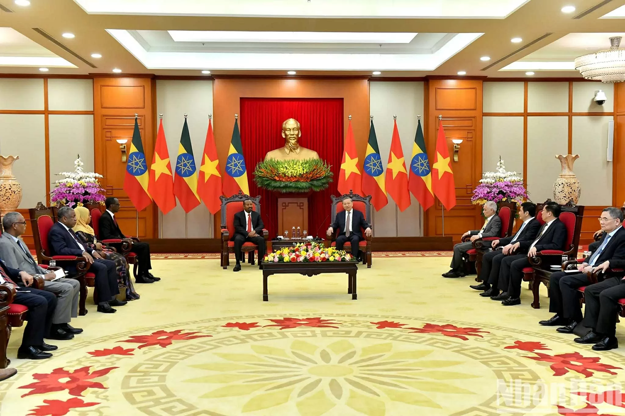 Tổng Bí thư Tô Lâm tiếp Thủ tướng Cộng hòa Dân chủ Liên bang Ethiopia Tổng Bí thư Tô Lâm tiếp Thủ tướng Cộng hòa Dân chủ Liên bang Ethiopia