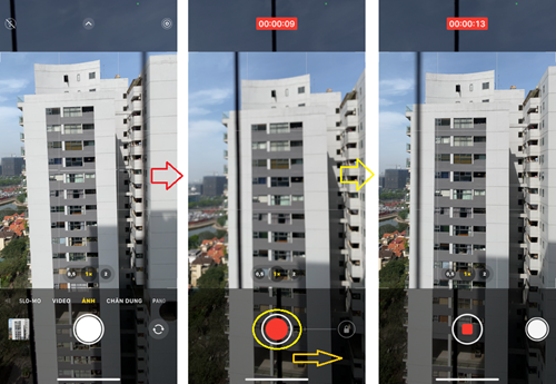 QuickTake Video trên iPhone QuickTake Video trên iPhone