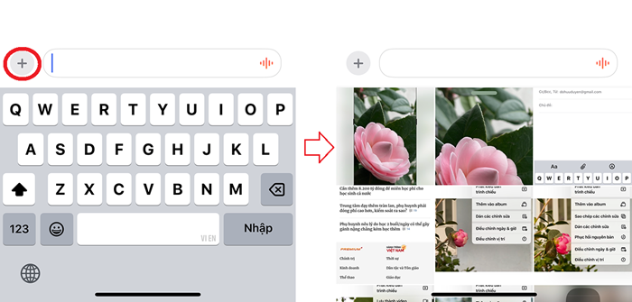Truy cập nhanh ảnh trong tin nhắn Truy cập nhanh ảnh trong tin nhắn