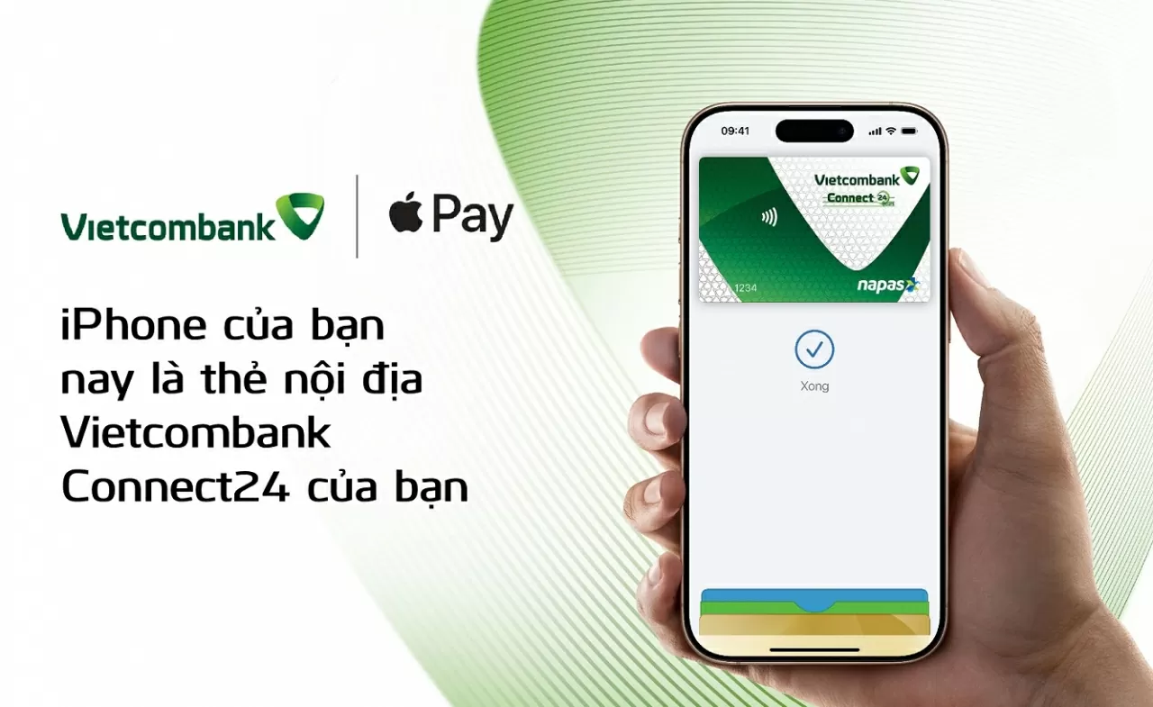 Vietcombank giới thiệu Apple Pay đến chủ thẻ nội địa Vietcombank Connect24