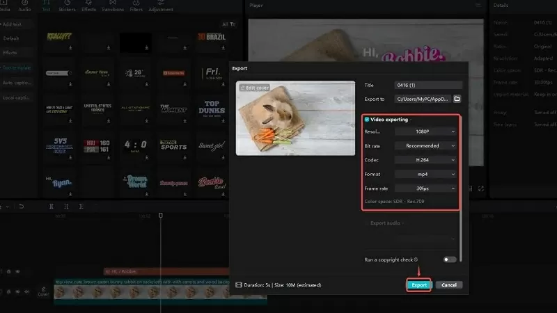 Xuất video về máy