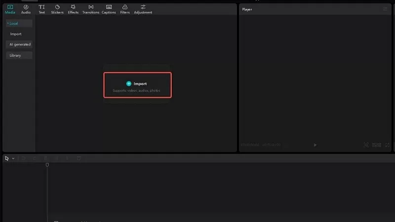 Nhấn New project để tạo một dự án mới