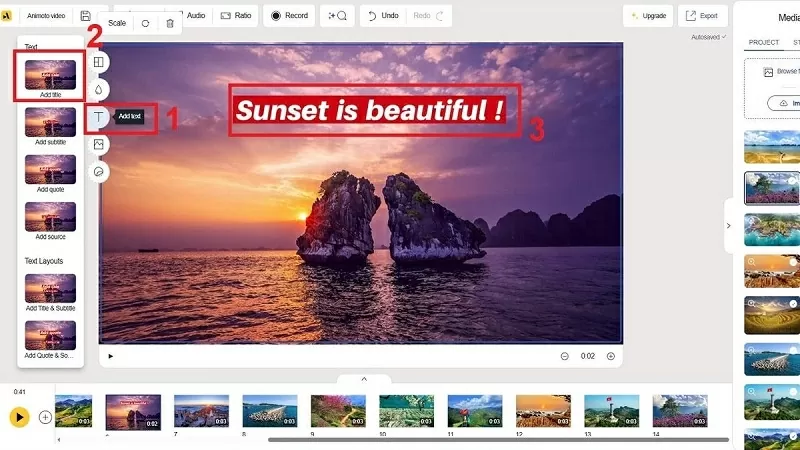 Sắp xếp, chỉnh sửa video của bạn