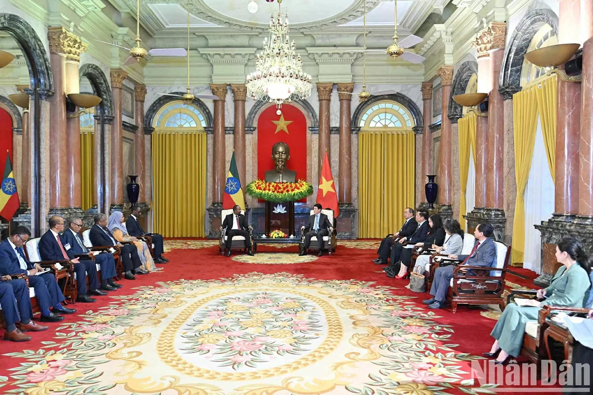 Chủ tịch nước Lương Cường tiếp Thủ tướng Ethiopia Abiy Ahmed Ali Chủ tịch nước Lương Cường tiếp Thủ tướng Ethiopia Abiy Ahmed Ali