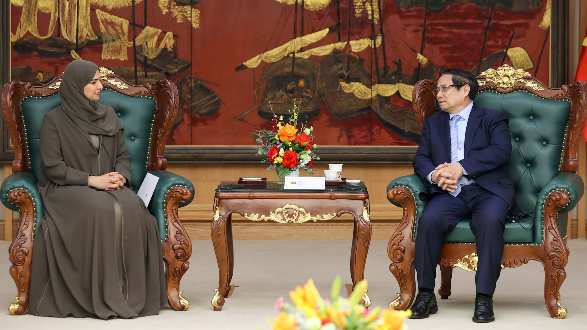 uae mong muon hop tac hon nua voi viet nam trong linh vuc chong bien doi khi hau