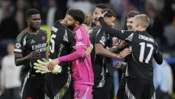 Arsenal vào bán kết Champions League sau 16 năm, lần thứ hai loại đương kim vô địch Real Madrid